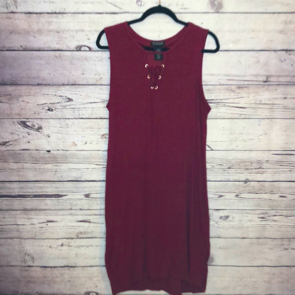 Rouge collection ribbed tank dress